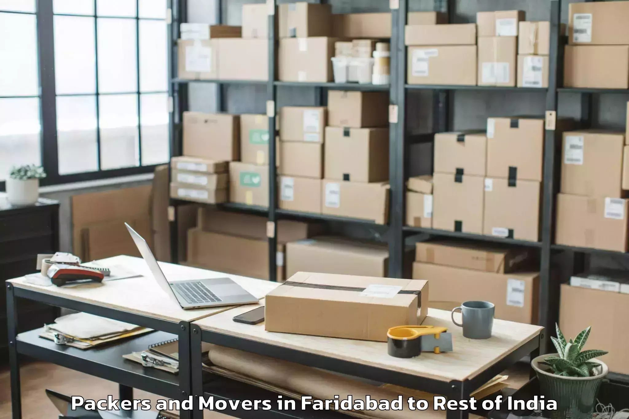 Trusted Faridabad to Darhal Packers And Movers